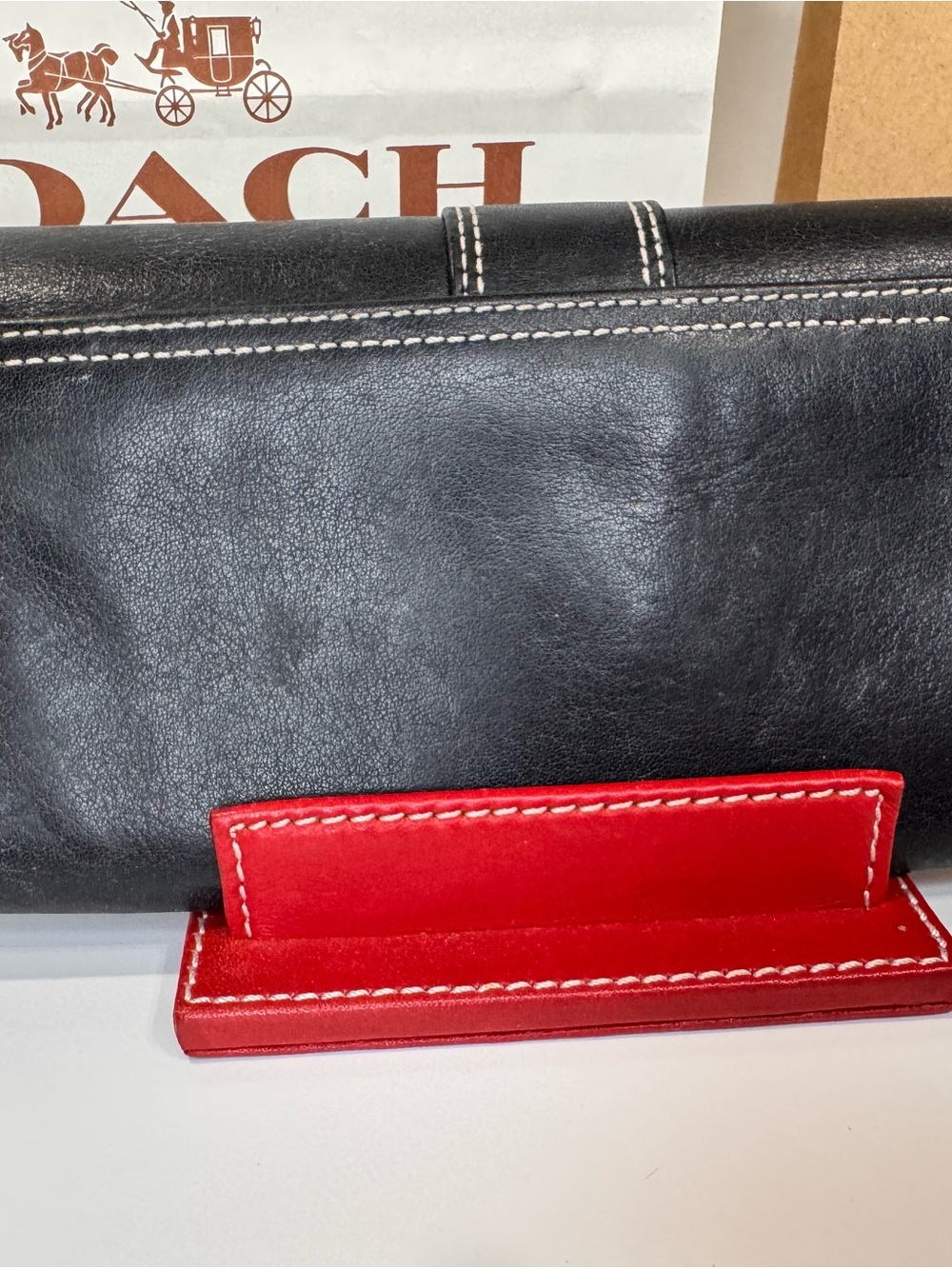 Coach Black Leather Soho? Wallet - Picture 2 of 12